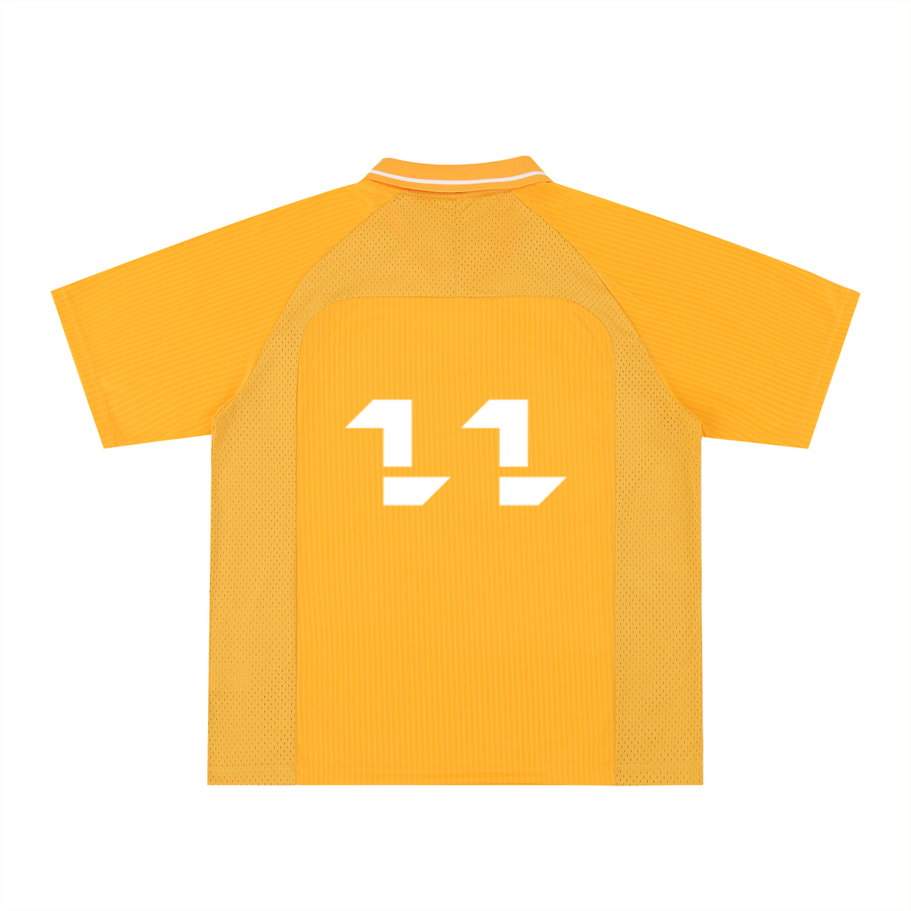 Striped V-Neck Soccer Jersey