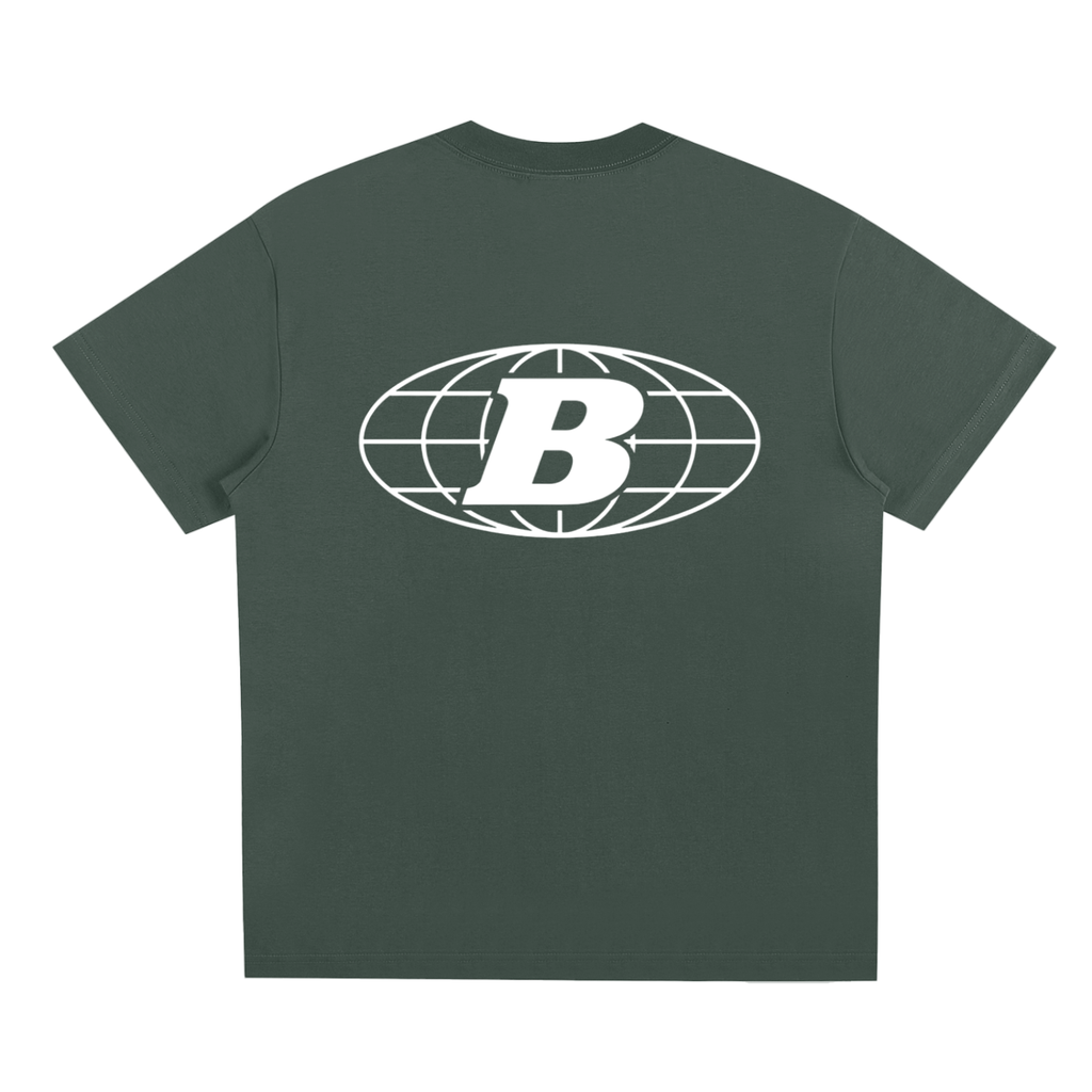 B LOGO TEE - WHITE