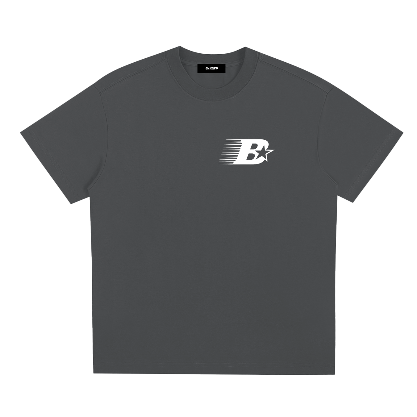B LOGO TEE - WHITE