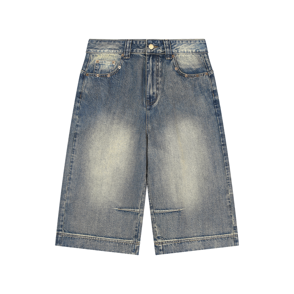 BXNNED BAGGY DENIM SHORTS