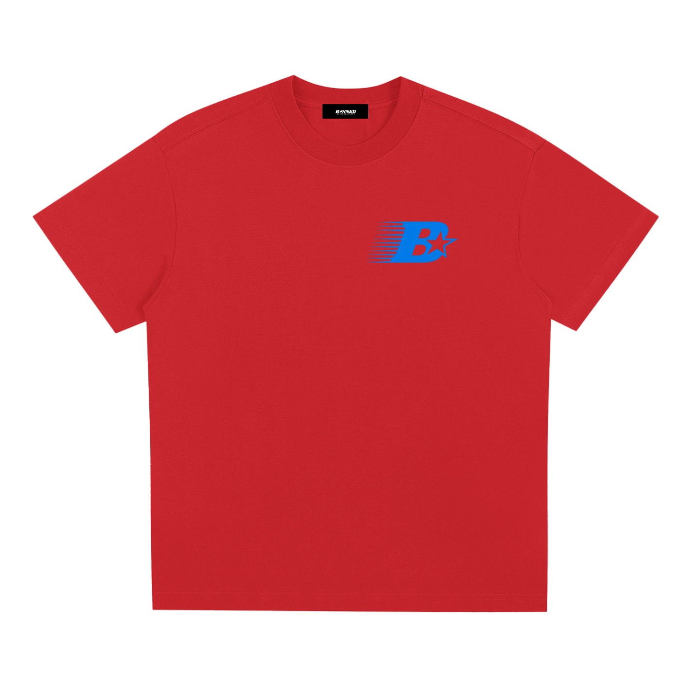 B LOGO TEE - BLUE