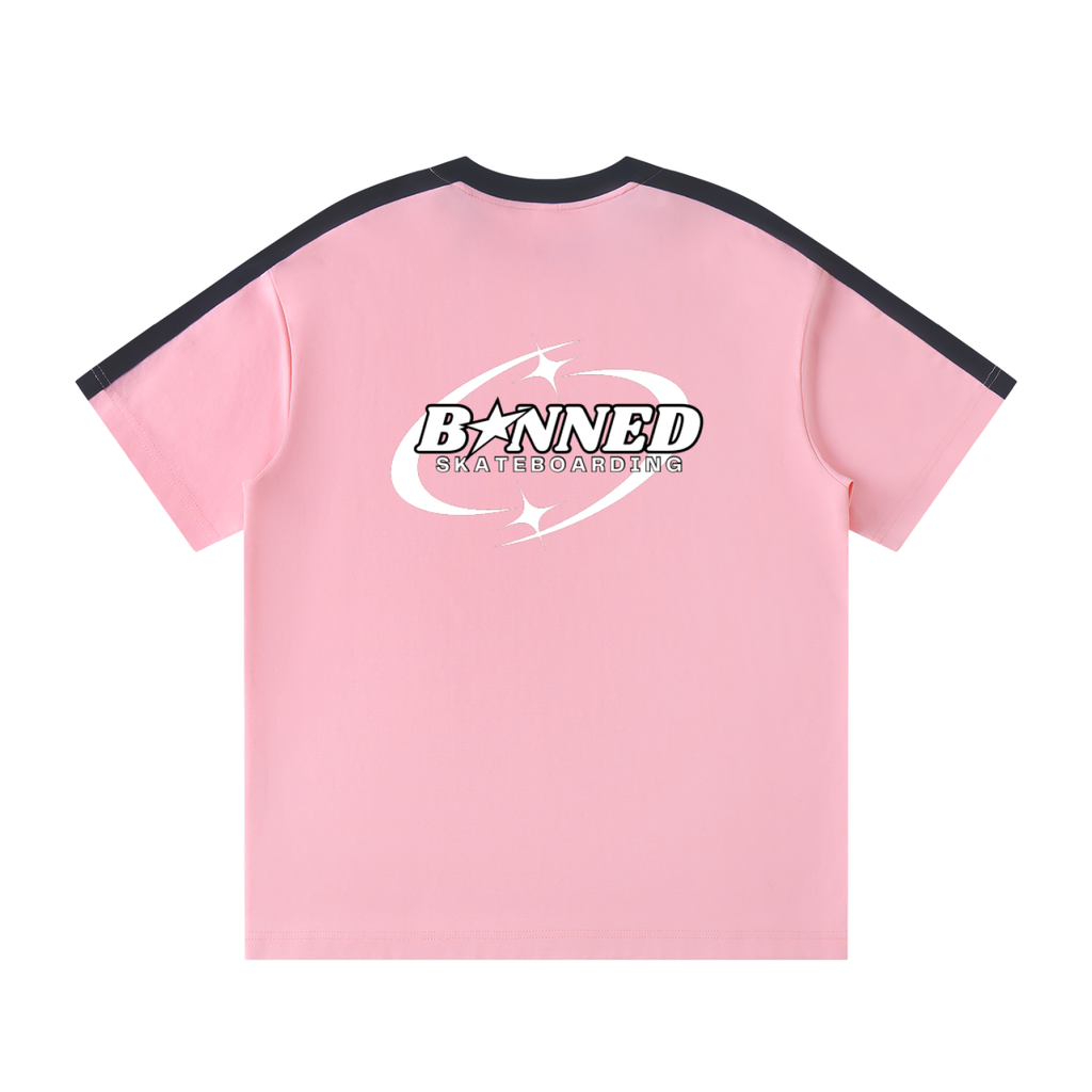 Unisex Colorblock Striped T-Shirt