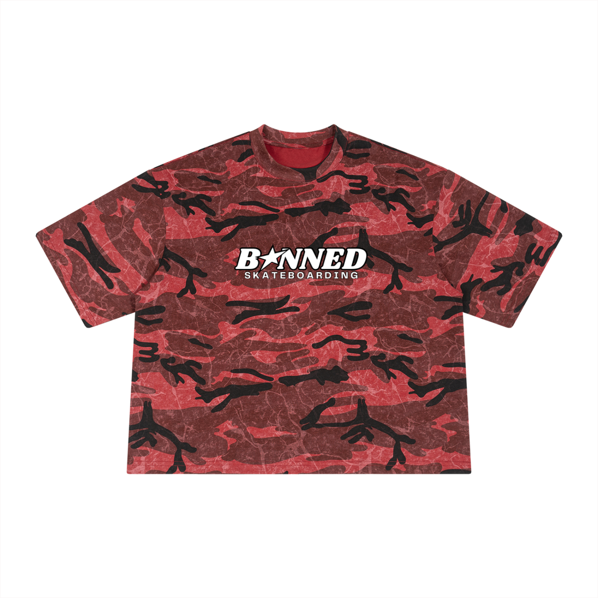 BXNNED CAMO TEE