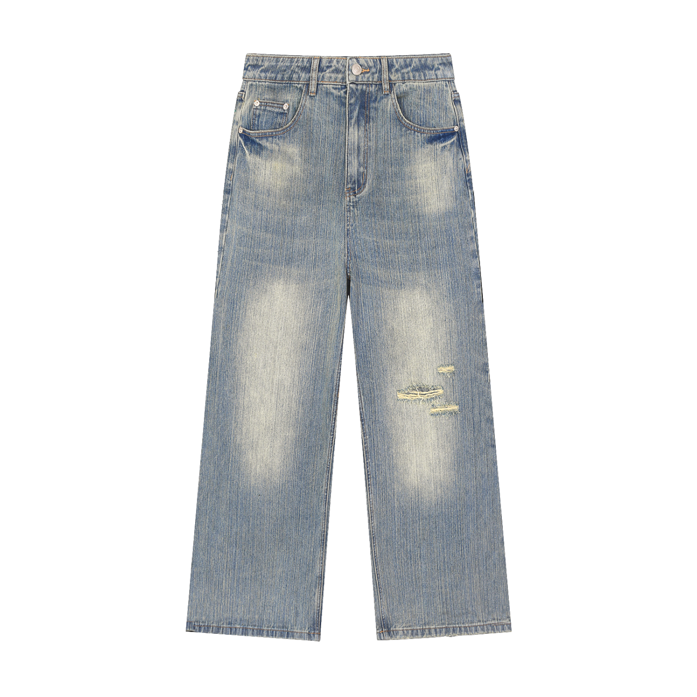 BXNNED VINTAGE WASH DISTRESSED DENIM