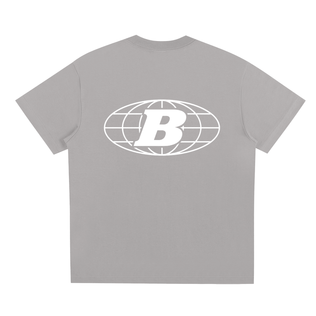 B LOGO TEE - WHITE