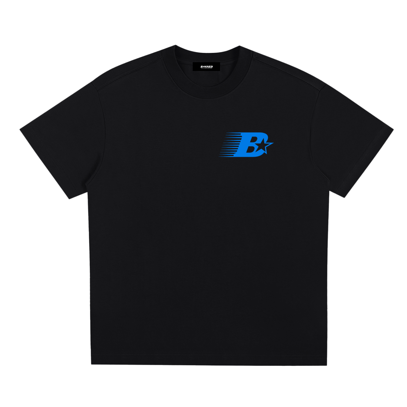 B LOGO TEE - BLUE