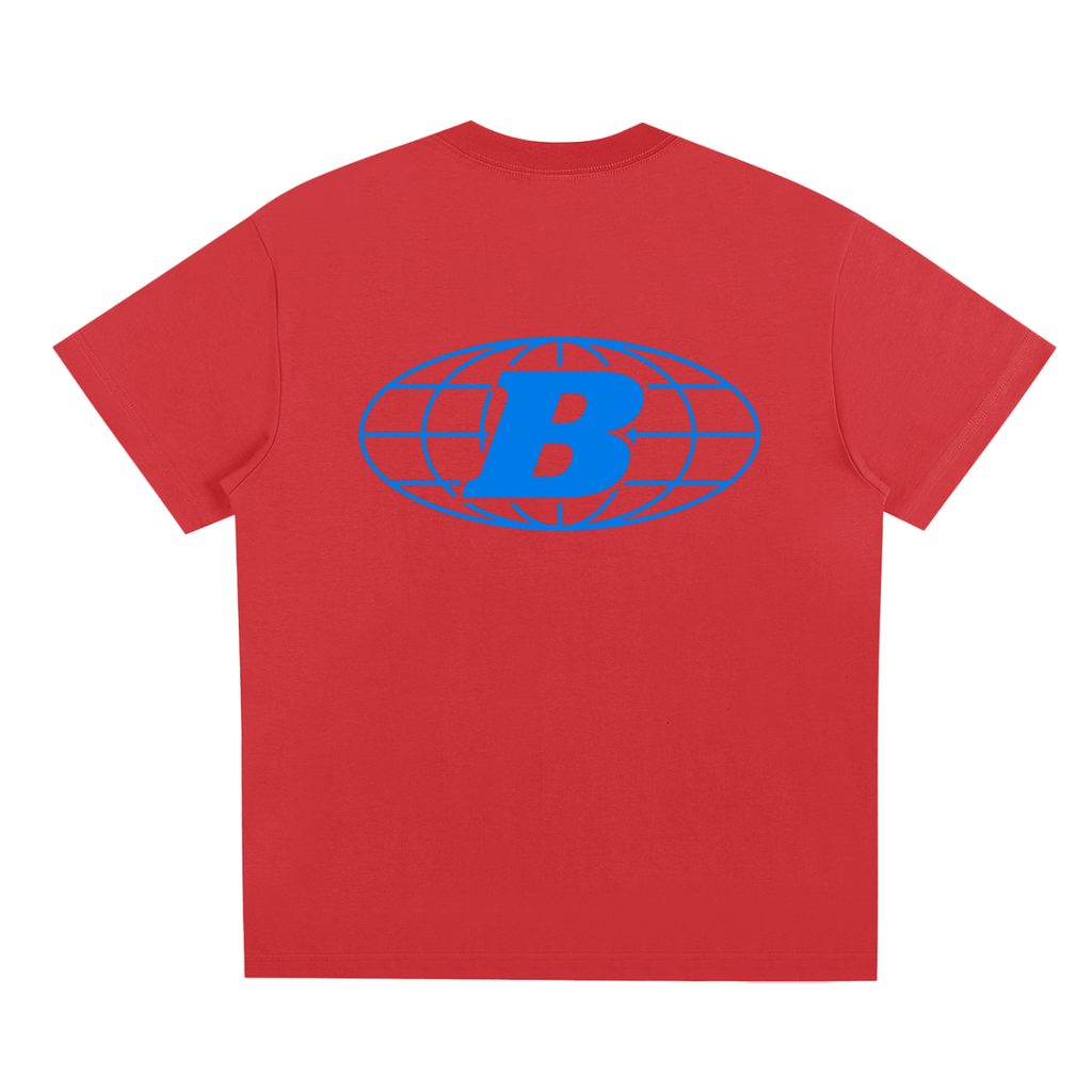 B LOGO TEE - BLUE