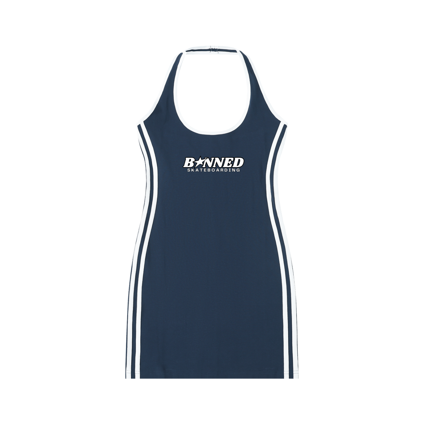 BXNNED HALTER DRESS