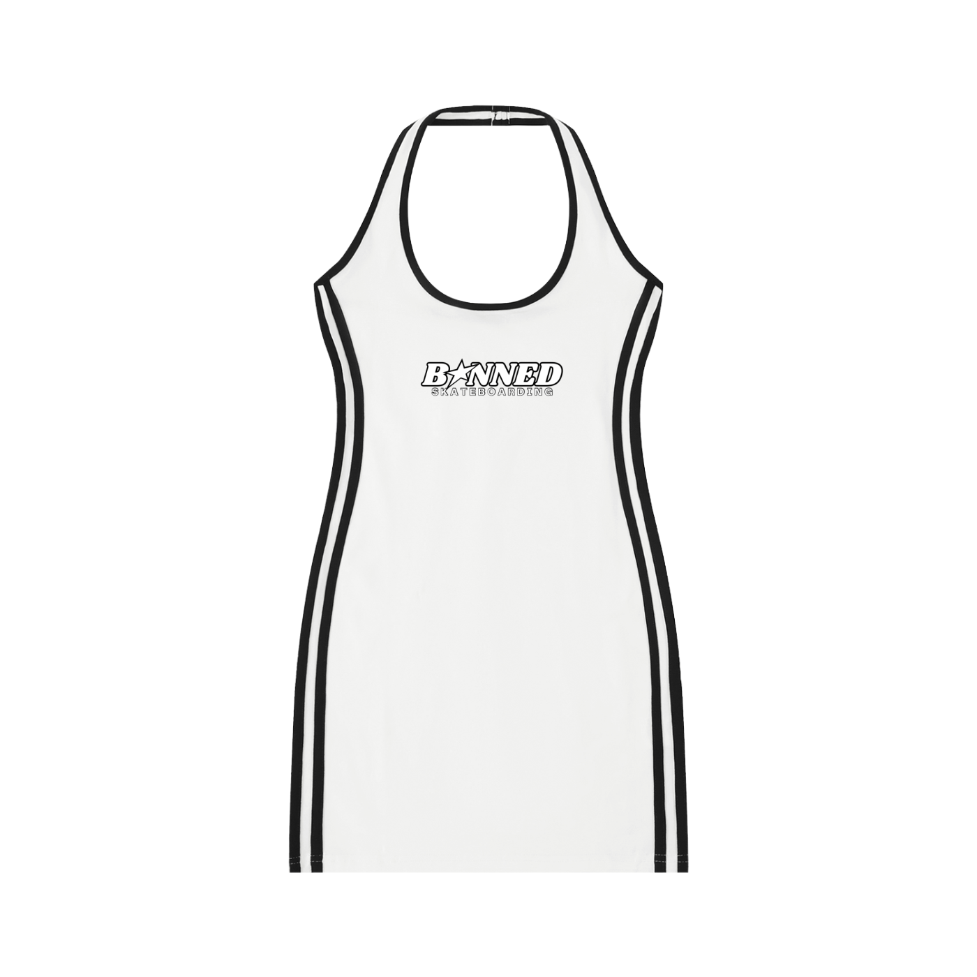 BXNNED HALTER DRESS
