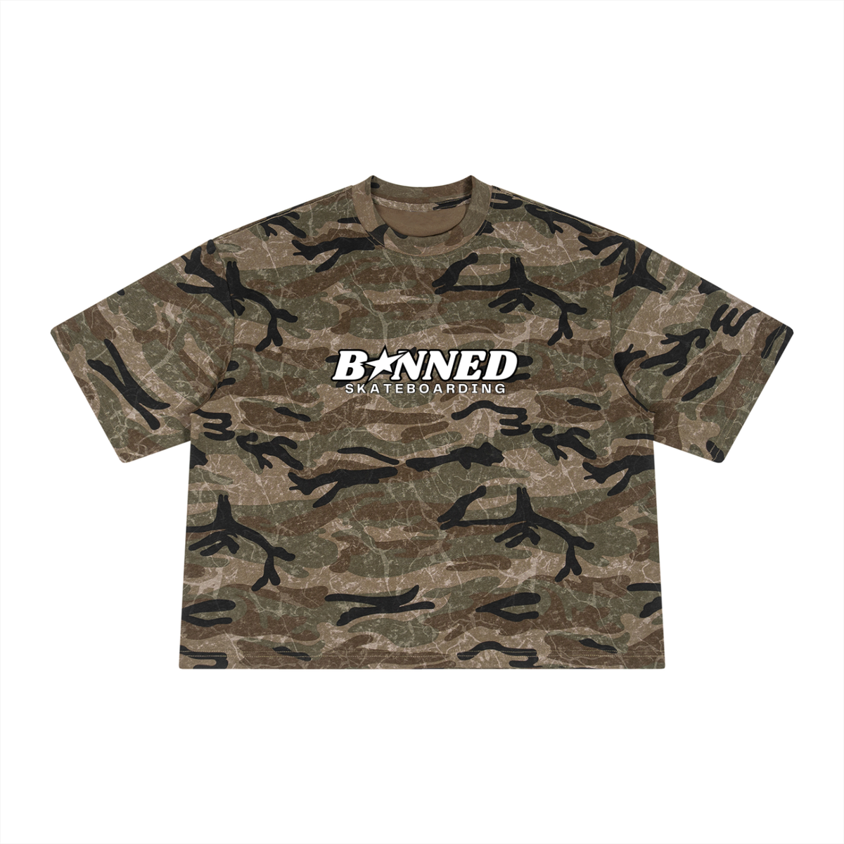 BXNNED CAMO TEE