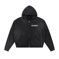 BXNNED RAW WIPEOUT ZIP HOODIE