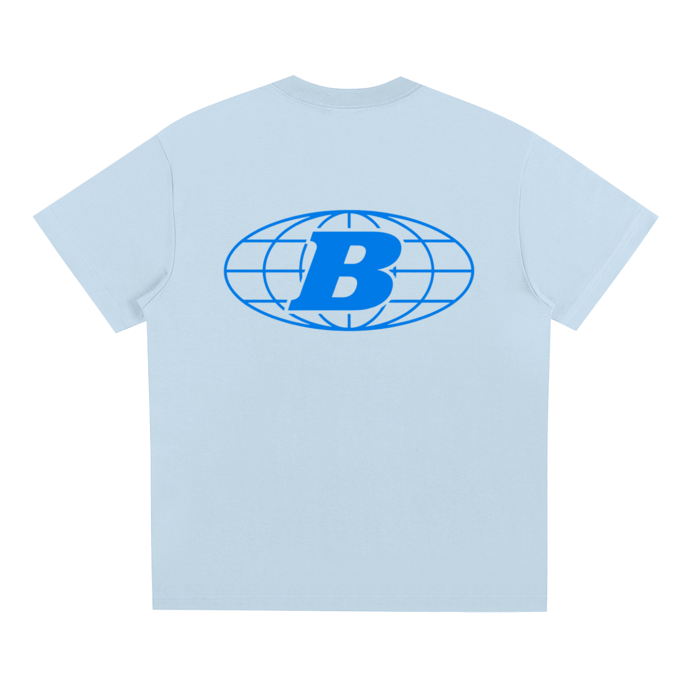 B LOGO TEE - BLUE