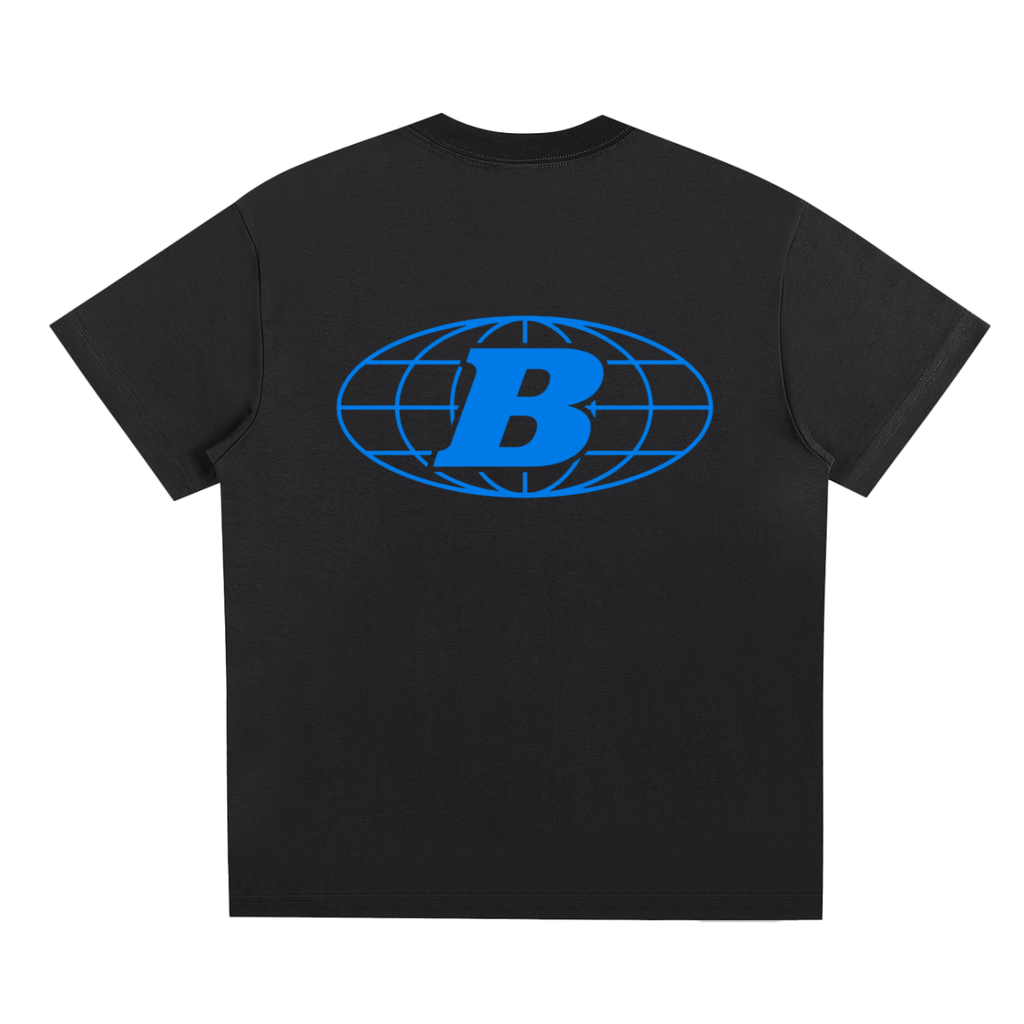 B LOGO TEE - BLUE
