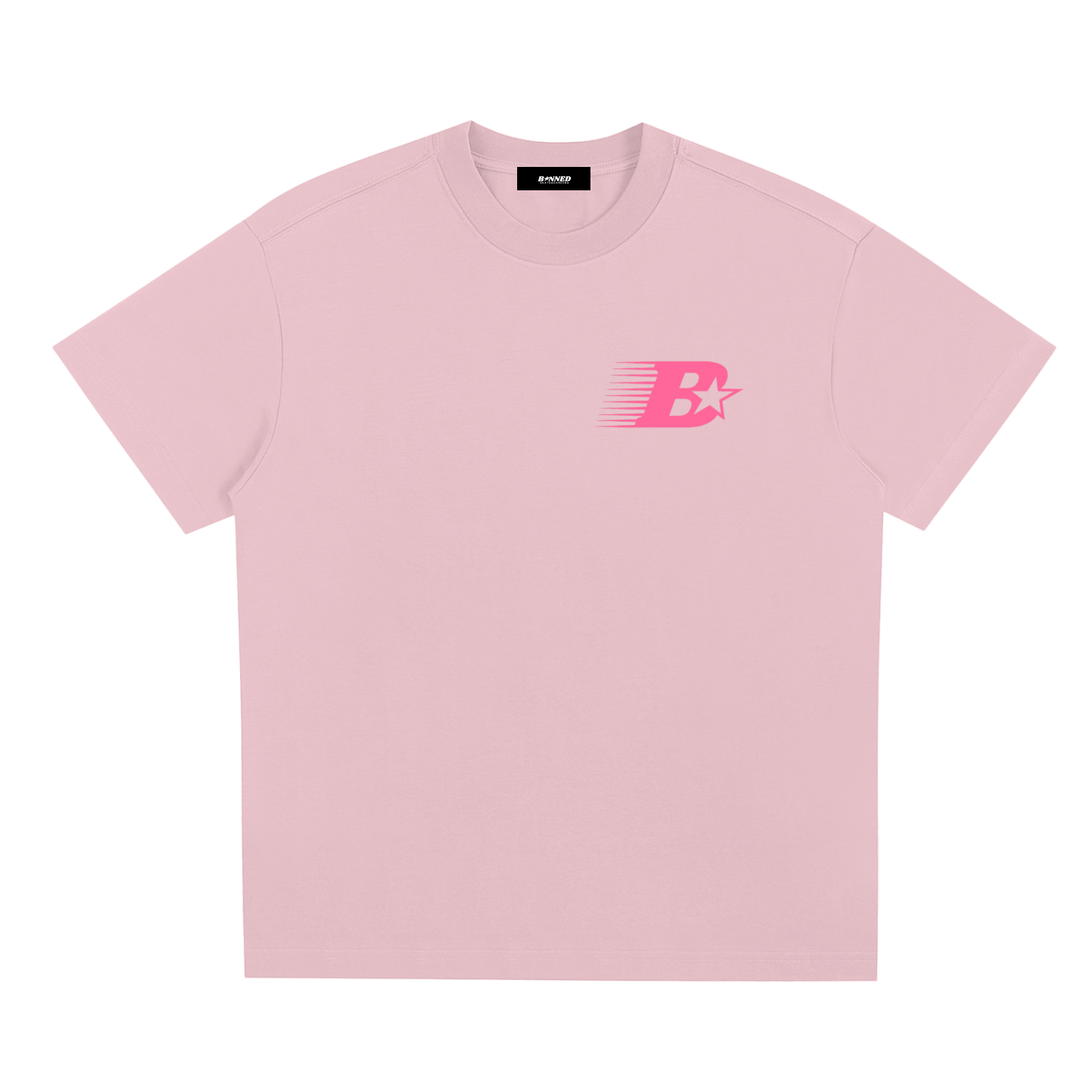 B LOGO TEE - PINK