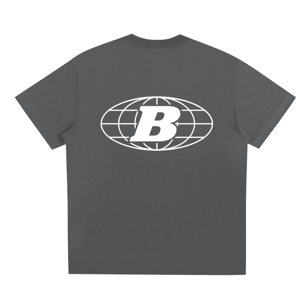 B LOGO TEE - WHITE
