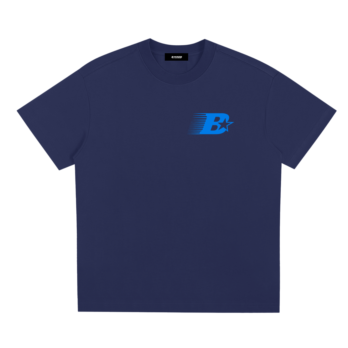 B LOGO TEE - BLUE