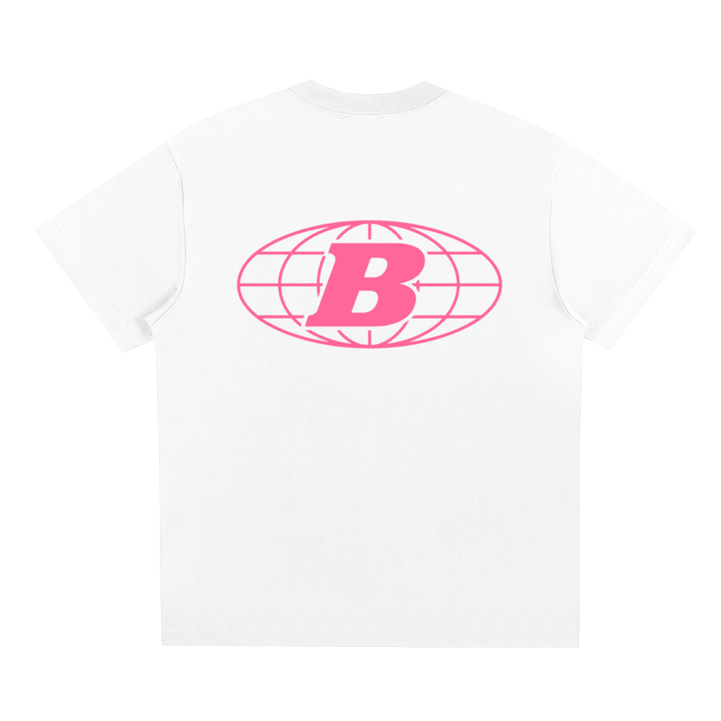 B LOGO TEE - PINK