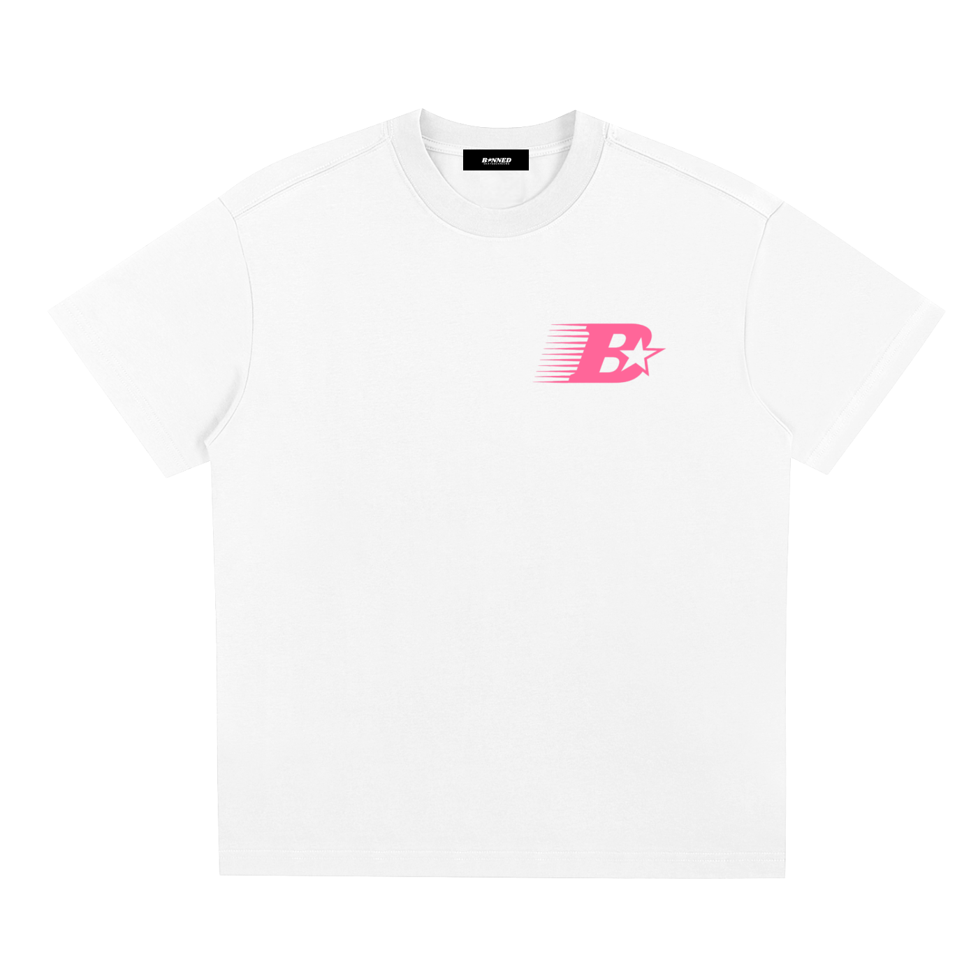 B LOGO TEE - PINK
