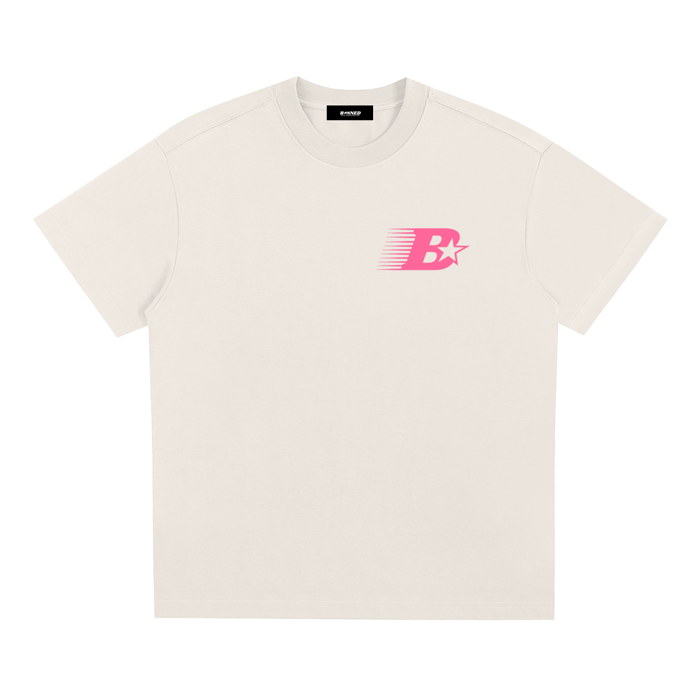 B LOGO TEE - PINK