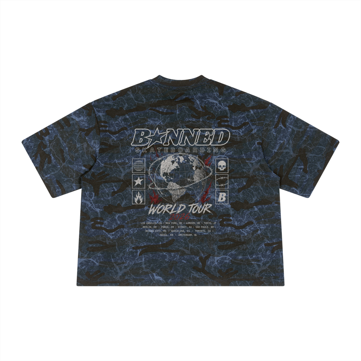 BXNNED CAMO TEE