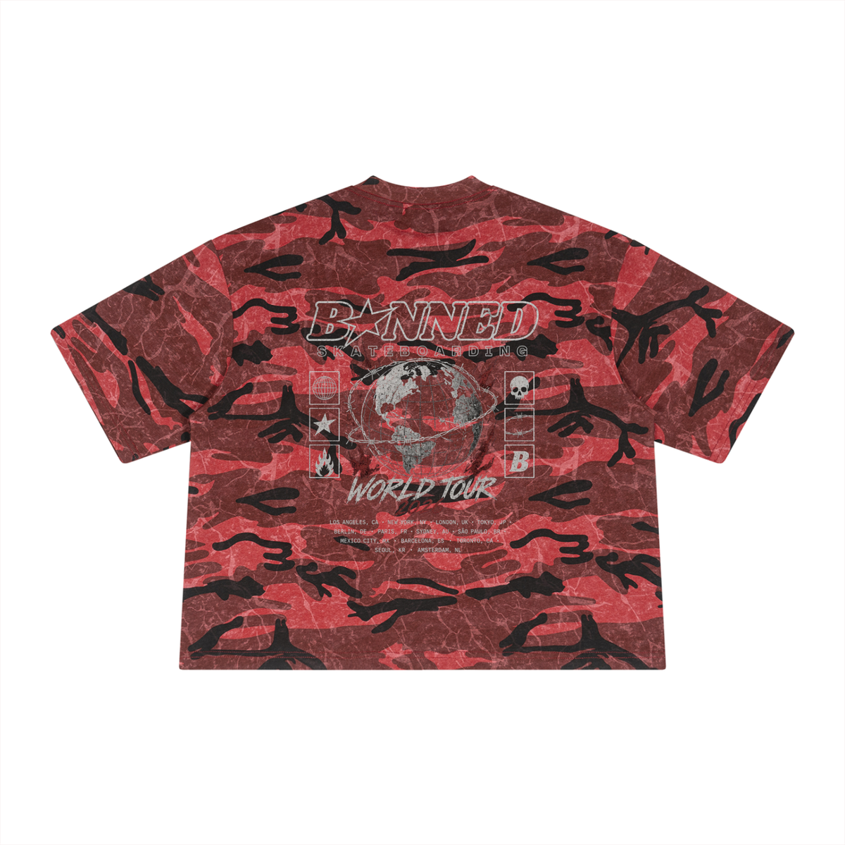 BXNNED CAMO TEE