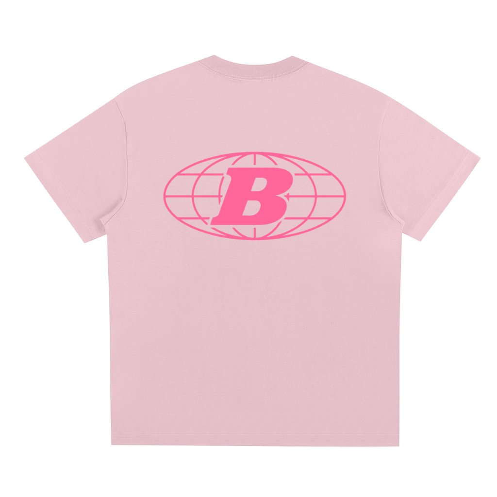 B LOGO TEE - PINK