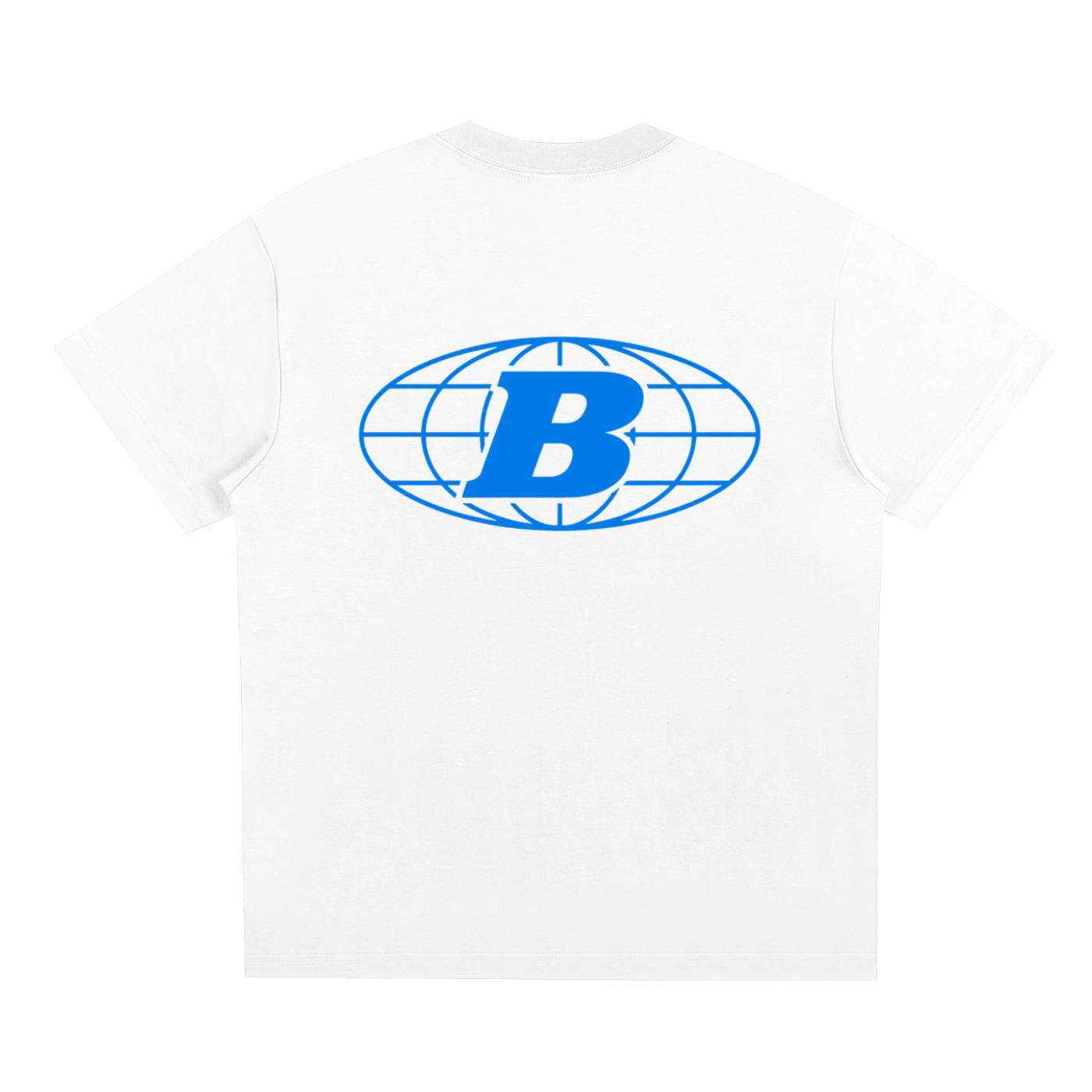 B LOGO TEE - BLUE