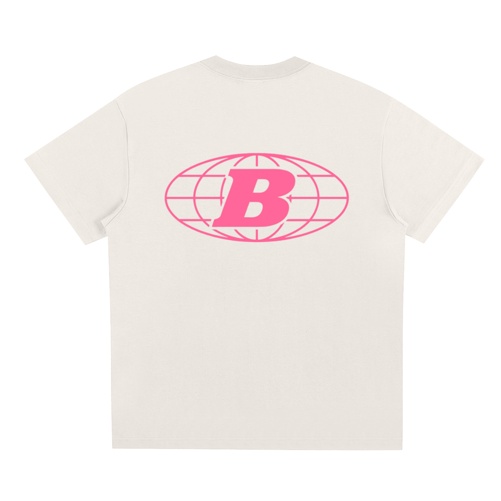 B LOGO TEE - PINK