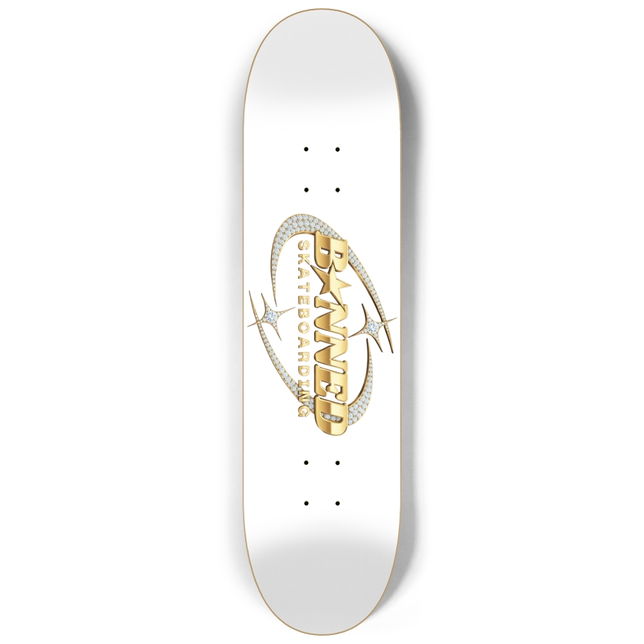 BXNNED DIAMONDS & GOLD - WHITE 8.25