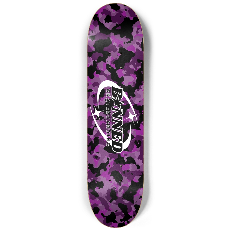 BXNNED CAMO PURPLE 8.25